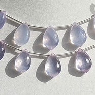 Lavender Quartz Dolphin Briolette