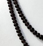 Smoky Quartz Gemstone  Faceted Rondelles