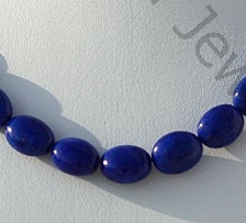 Lapis Gemstone Oval Plain