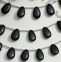 Black Spinel Flat Pear Plain