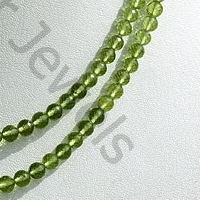 Peridot Gemstone Beads  Faceted Rounds