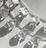 Crystal Gemstone Faceted Chestnut beads