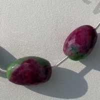 Ruby Zoisite  Faceted Nuggets