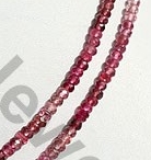 Pink Tourmaline Gemstone  Faceted Rondelles