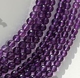 aaa Amethyst Gemstone Beads  Faceted Rounds