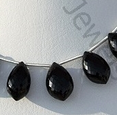 Black Spinel Dolphin Shape Beads