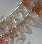Sunstone Carved Leaf
