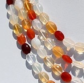Mexican Fire Opal  Gemstone  Oval Faceted