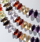 Semi Precious Gemstone Dew Drop Briolette