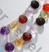 Semi Precious Gemstone Carved Heart