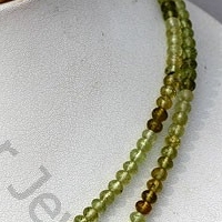 Grossular Garnet  Faceted Rondelles