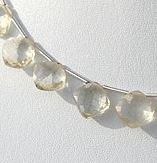 8 inch strand Scapolite Gemstone Cushion Shape Beads