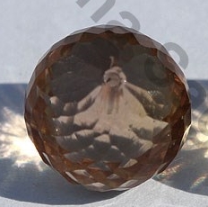 Champagne Citrine Half Drilled Gemstones
