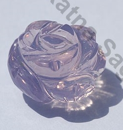 Lavender Quartz Half Drilled Gemstones