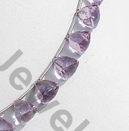 Pink Amethyst Faceted Chestnut