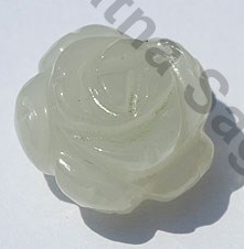White Moonstone Half Drilled Gemstones