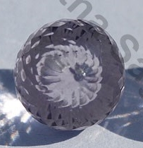 Lavender Quartz Half Drilled Gemstones