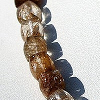 Copper Rutilated Quartz  Faceted Cube