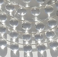 Crystal Gemstone  Heart Briolette