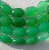 Chrysoprase Gemstone  Oval Faceted