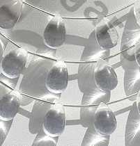 Crystal gemstone Plain Tear Drops