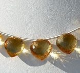 Citrine Gemstone Betel Briolette