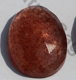 Strawberry Quartz Rose Cut Cabochon