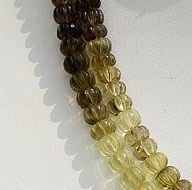 Bi color Quartz Carved Pumpkin