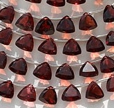 Garnet Gemstone Trilliant