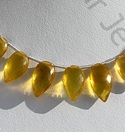 Yellow Opal Conch Briolette