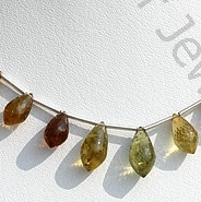 Grossular Garnet Chandelier Briolette
