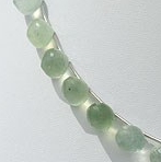 Prehnite Gemstone  Onion Shape