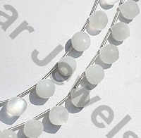 White Moonstone Onion Cut