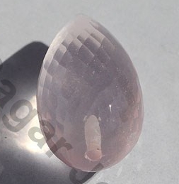 Rose Quartz Half Drilled Gemstones