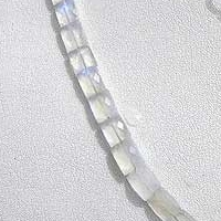 aaa Rainbow Moonstone Faceted Rectangles