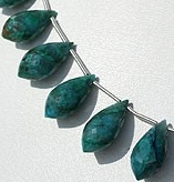 Chrysocolla Chandelier Briolette