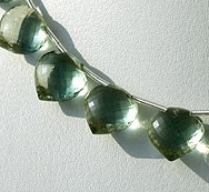 aaa Green Amethyst Gemstone Betel Briolette