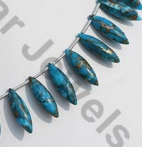 Turquoise Gemstone Dew Drop Shape