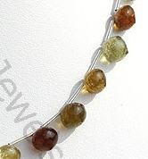 Grossular Garnet Onion Shape Beads