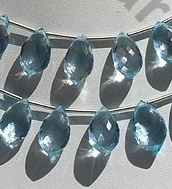 Blue Topaz Dolphin Briolette
