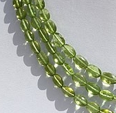 Peridot Gemstone Beads  Oval Faceted