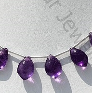 Amethyst Gemstone Dolphin Shape Beads