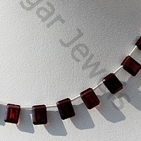 Garnet Gemstone Octagons