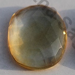 Citrine Gemstone Rose Cut Cabochon