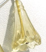 Lemon Quartz Tulip Flower Beads
