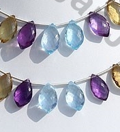 Semi Precious Gemstone Dolphin Briolette