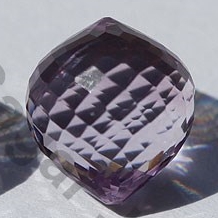 Pink Amethyst Half Drilled Gemstones