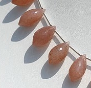 Pink Moonstone Chandelier Briolette