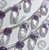 Pink Amethyst  Onion Shape