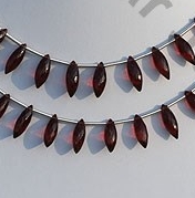 Rhodolite Garnet  Dew Drops